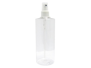 White Upside Down Mist Sprayer with Clear PET Bottle 500ml